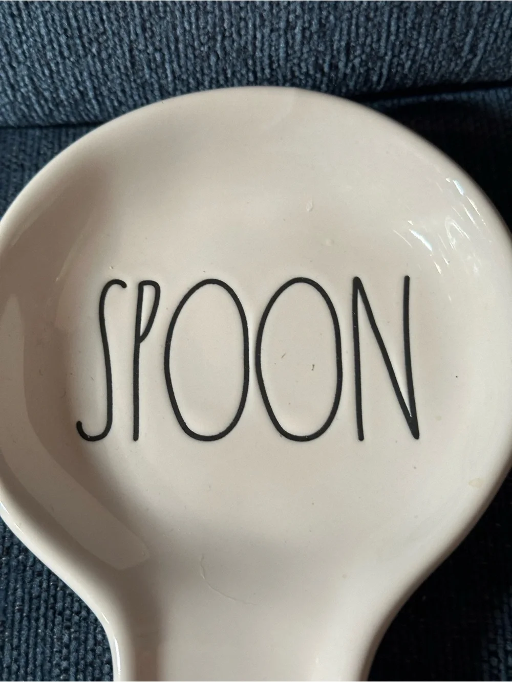Rae Dunn Floral Ceramic Spoon Rest